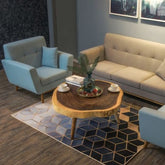 Wooden Log TV Lounge Center Table