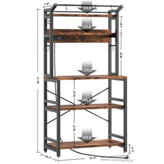Danielsville Standard Baker's Microwave Spice Organizer Rack