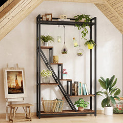 Velior 7-Tier Organizer Rack with 5 S-Hooks