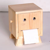 Gabby Side Solid Wood Tissue Box - waseeh.com