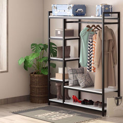 Marcellina Coat Shoe Cloth Organizer Rack - waseeh.com