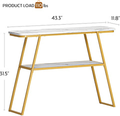 Dland Lounge Living Room Hallway Entryway Console Table