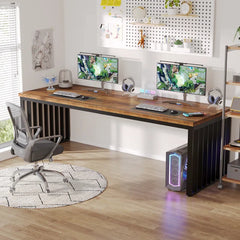 Ravailo Long Computer Home Office Computer Laptop Writing Desk
