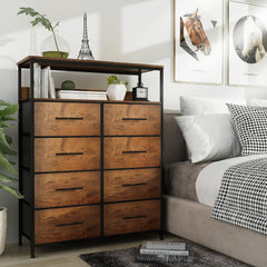 Armove Dresser Bedroom Lounge Living Room Cloth Fabrics Storage Table Rack
