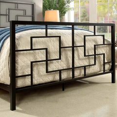 Zitaro All Metal Open-Frame Low Platform Bed