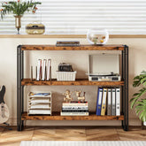 Klarn Hallway Lounge Living Room Table Entryway LED Media Console Table