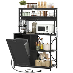 Jouett Can Cabinet Kitchen Storage Organizer Baker's Rack