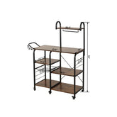 Kolata Kitchen Rolling Spice Oven Utensils Cup Coffee Organizer Rack