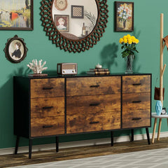 Norvil Living Bedroom Drawer Storage Organizer Dresser