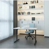 Honziee Home Office Work Writing Study Computer Laptop Sturdy Desk Table