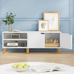 Olinda Lounge LED TV Media Organizer Console Table