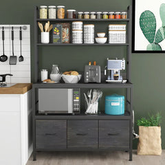 Compati Kitchen Spice Microwave Standard Baker's Rack