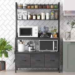Compati Kitchen Spice Microwave Standard Baker's Rack