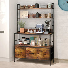 Compati Kitchen Spice Microwave Standard Baker's Rack