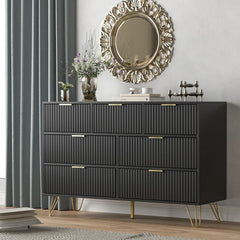 Merionne Dresser Organizer Console Table