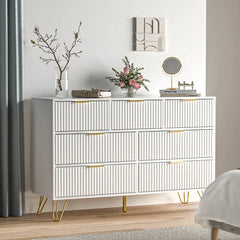 Merionne Dresser Organizer Console Table