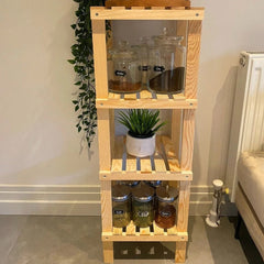 Calren Wood Shelve Organizer
