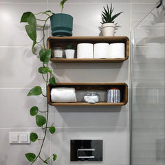 Onzie Living Lounge Bathroom Decor Floating shelves