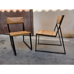 Ostrix Metal Wood Chair