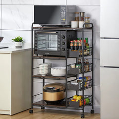 Coltaroo Kitchen Freestanding Storage Organizer Trolley Rack