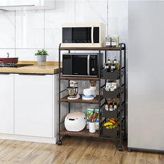 Coltaroo Kitchen Freestanding Storage Organizer Trolley Rack