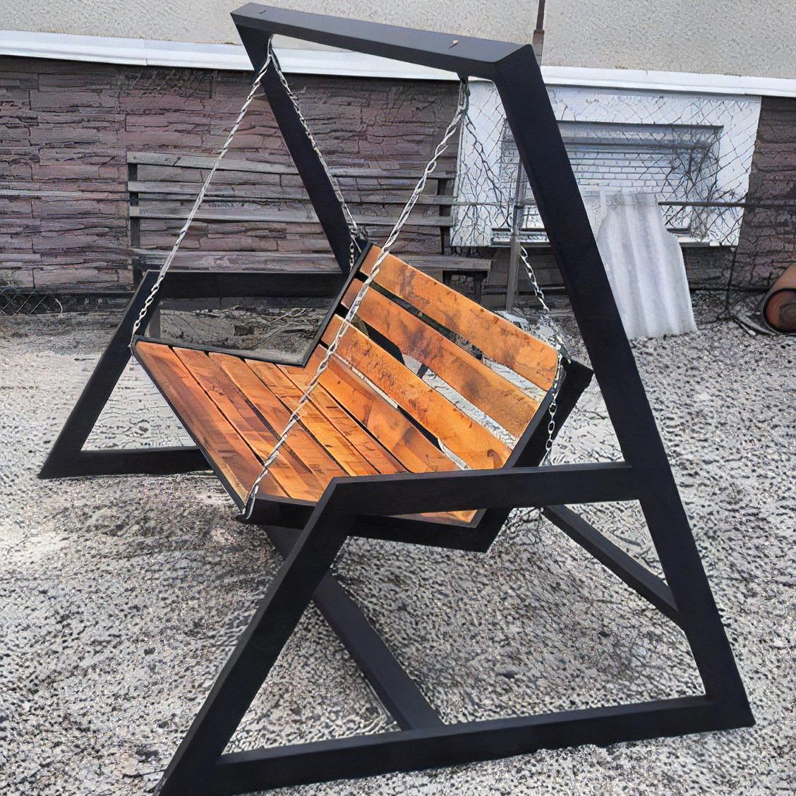 Shatora Outdoor Chain Chair Bench