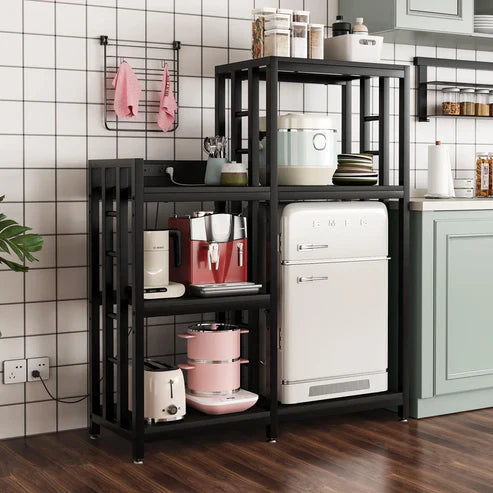 Taagoora 6-tier Adjustable Baker’s Kitchen Utensils Spiece Organizer Microwave Rack