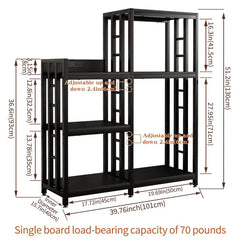 Taagoora 6-tier Adjustable Baker’s Kitchen Utensils Spiece Organizer Microwave Rack
