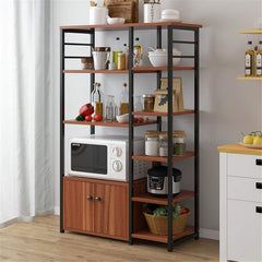 Ered Kitchen Microwave Oven Storage Spice Organizer Bakers Rack