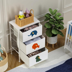 Fraypol Kids Bedroom Dresser Drawer Cabinet Organizer