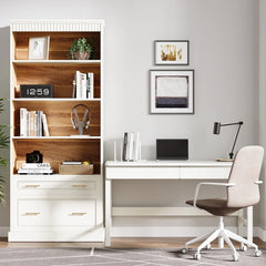 Sions FreeStanding 5-Shelf Bookcase Display Shelf Bookcase with Drawers - Only in lahore