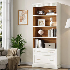 Sions FreeStanding 5-Shelf Bookcase Display Shelf Bookcase with Drawers - Only in lahore