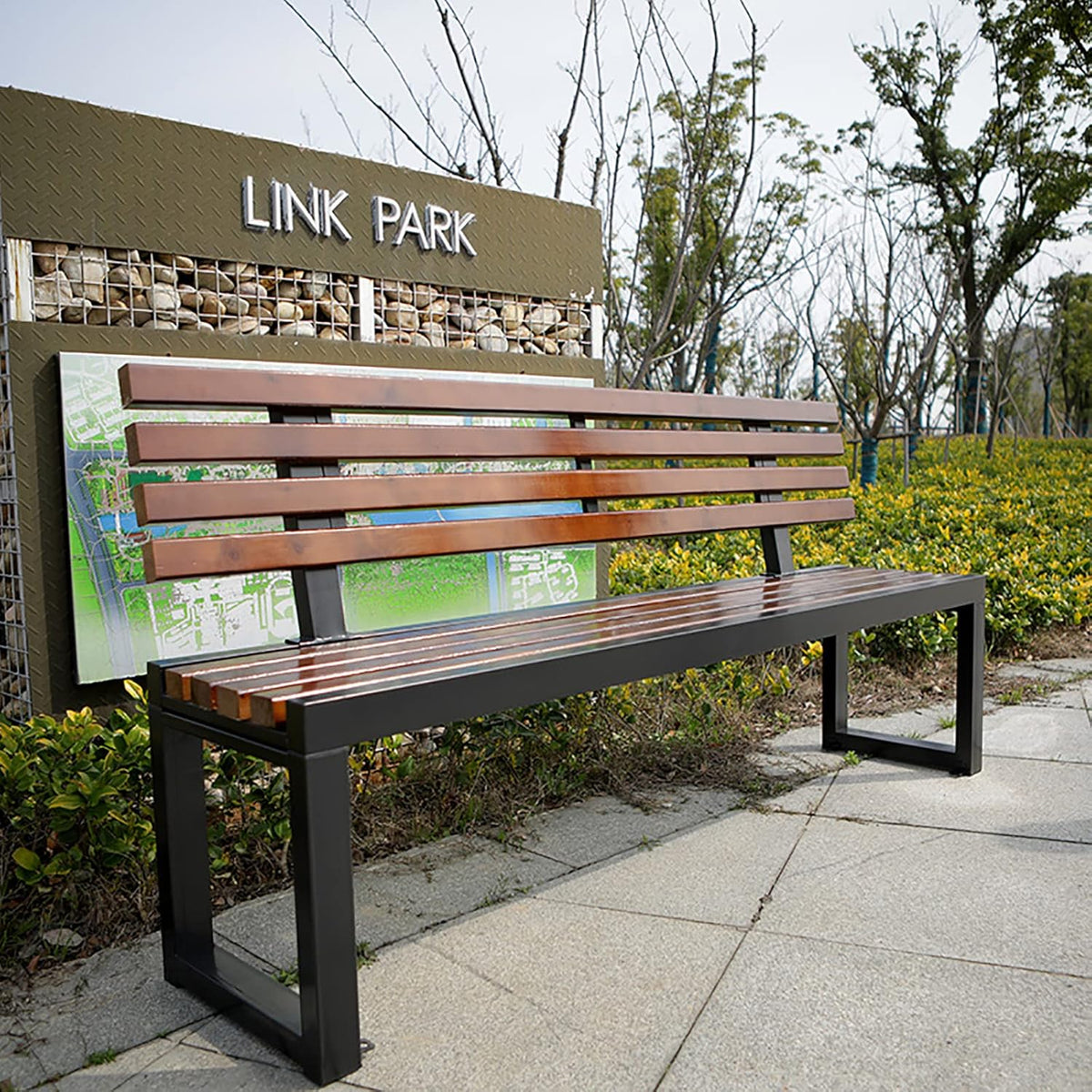 Kokozon Garden Sturdy Lawn Outdoor Bench