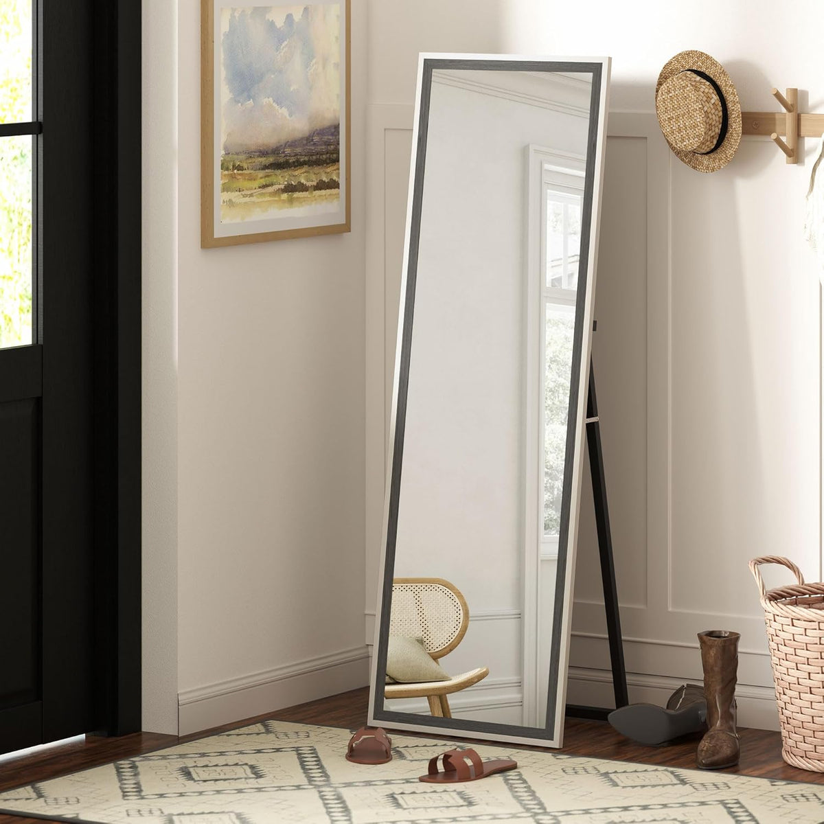 Comom Living Lounge Bedroom Standing Leaning Mirror