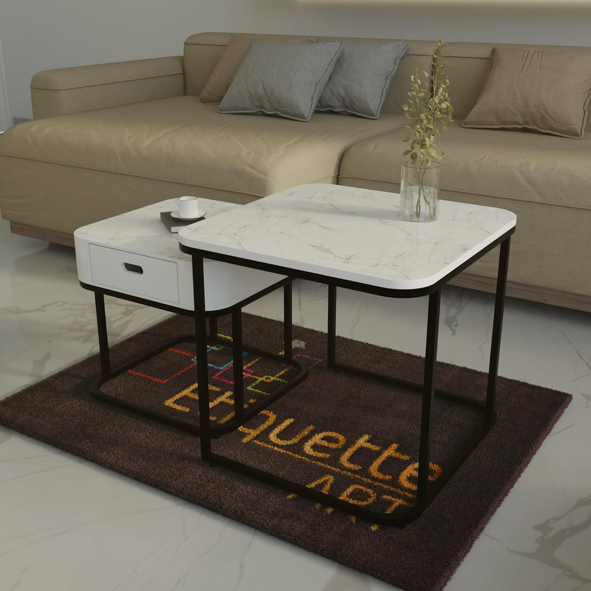 Thavine Square Center Table (Set of 2)