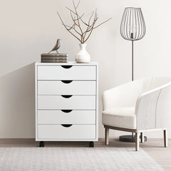 Horshod Storage Cabinet Drawer Dresser Side Trolley Table