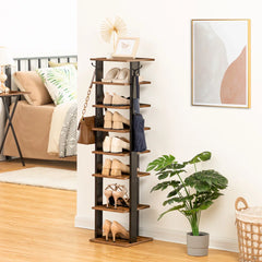 Lea 8 Pairs Shoe Storage Organizer Rack