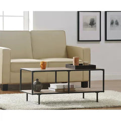Opalizora Coffee Storage Snack Serving Center Table