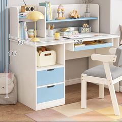 Scandi Kids Bedroom Bookselve Study Work Desk
