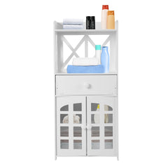 Flour Mount Bathroom Rack
