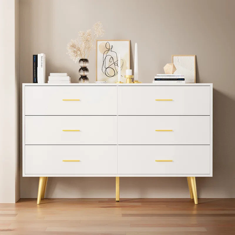 Kamily Living Bedroom Drawer Dresser Organizer Storage Console Table