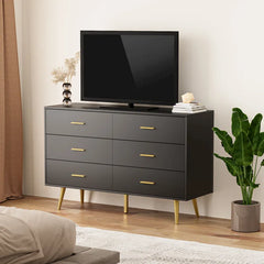 Kamily Living Bedroom Drawer Dresser Organizer Storage Console Table