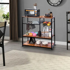 Zintalarie Kitchen Standard Towel Spice Cup Utensils Organizer Rack