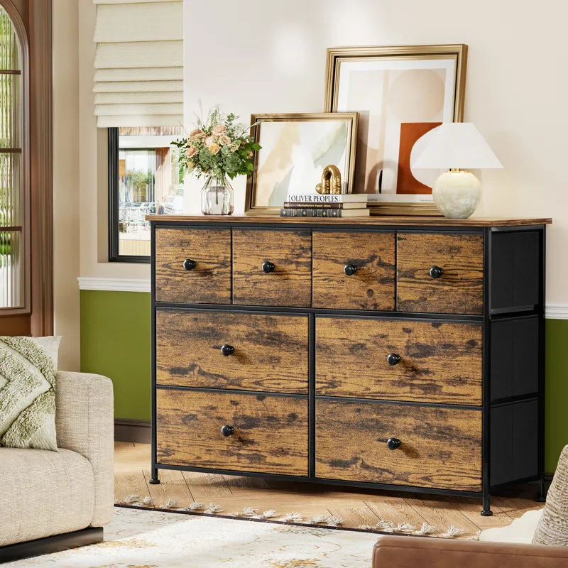 Ojwasai 8 Drawer Storage Living Lounge Dressers Cabinet Stand