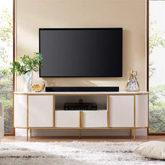 Vellose Media LED Lounge TV Console Table