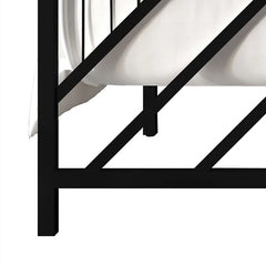 Sherrard All Metal Open-Frame Low Platform Bed