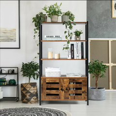 Summerhill Bookcase Shelve Storage Cabinet Organizer Rack - waseeh.com