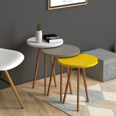 RIO Combo Living Lounge Drawing Room Nesting Tables (Set of 3) - waseeh.com