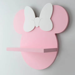 Minnie Mouse Kids Bedroom Floating Shelve Decor - waseeh.com