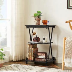 X-Shape Open Storage and Design Metal Frame, Stand for Living Room - waseeh.com